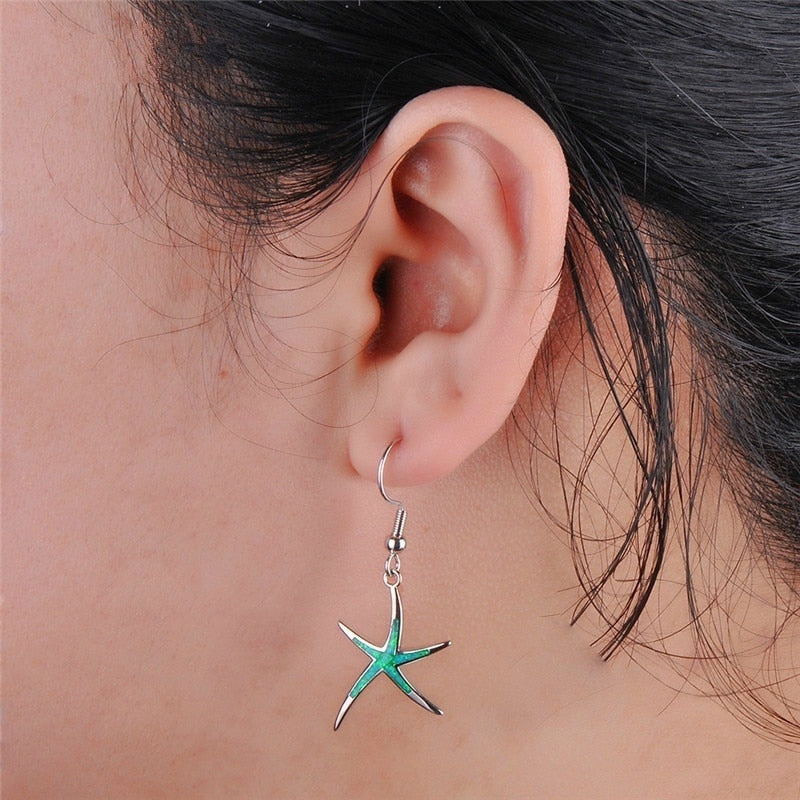 Boucles d'oreilles étoile de mer