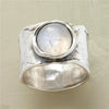 Bague Bohème « Pierre de lune » en argent 925