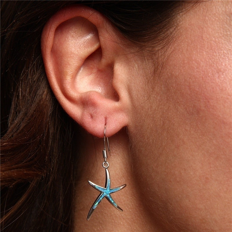 Boucles d'oreilles étoile de mer