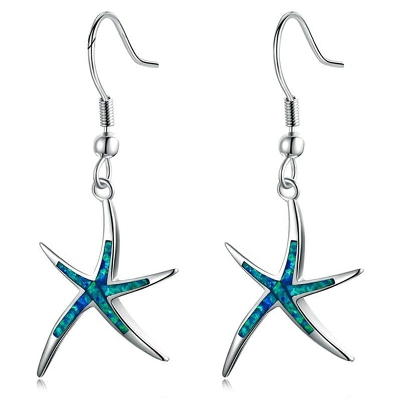 Boucles d'oreilles étoile de mer