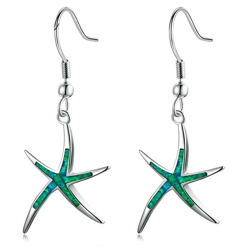 Boucles d'oreilles étoile de mer
