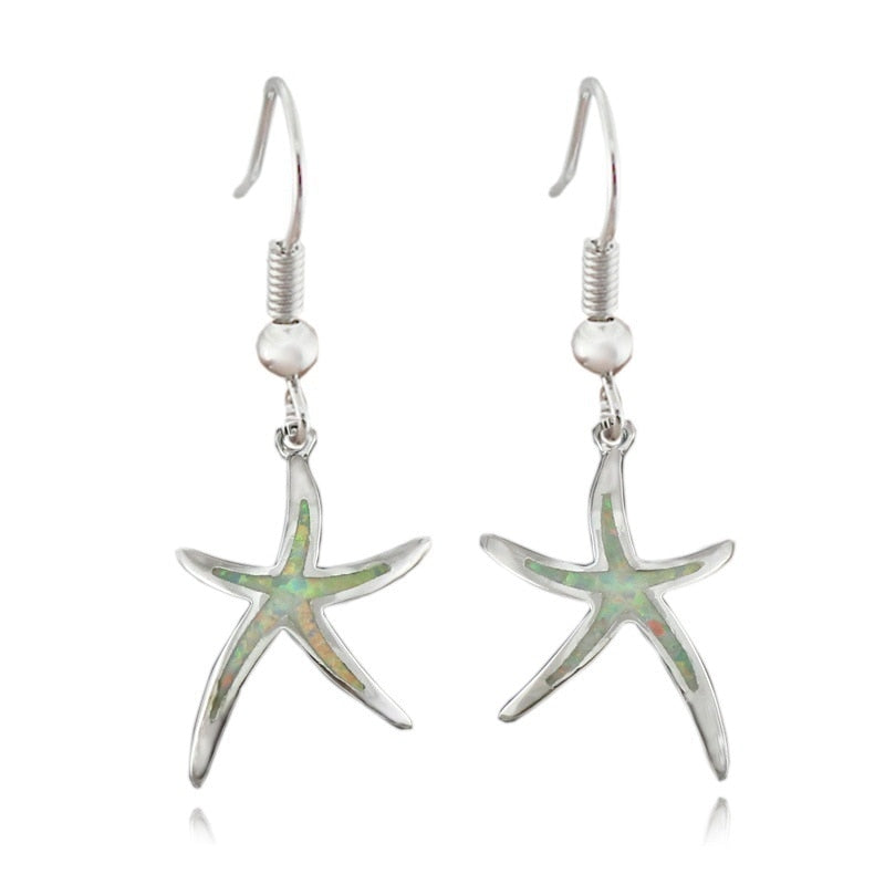 Boucles d'oreilles étoile de mer